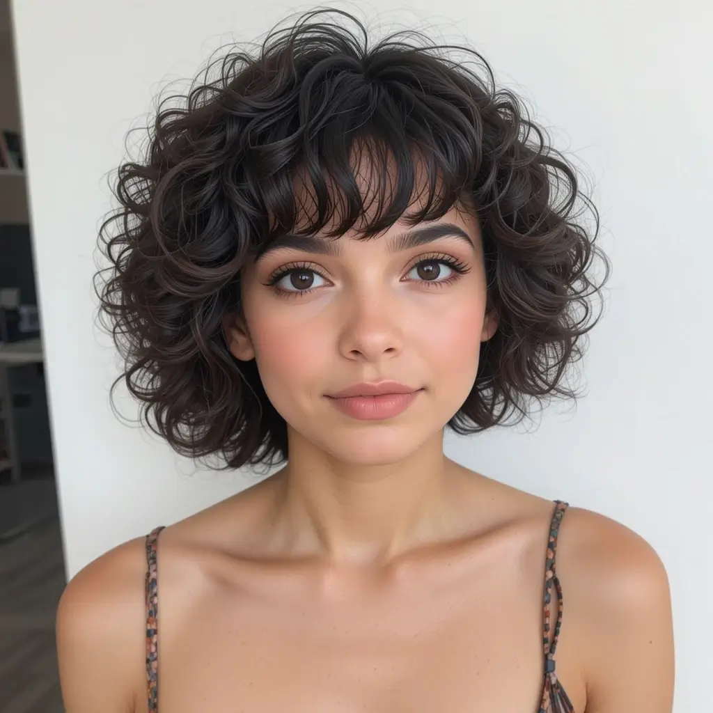 Curly Bangs