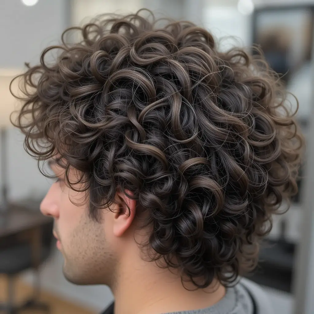 Curly Blowout Style