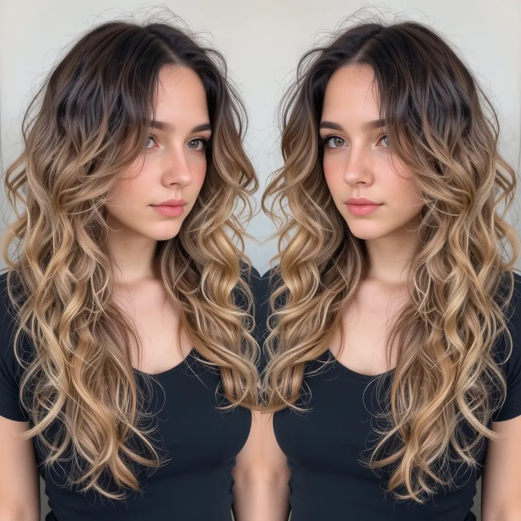 Curly Butterfly Cut