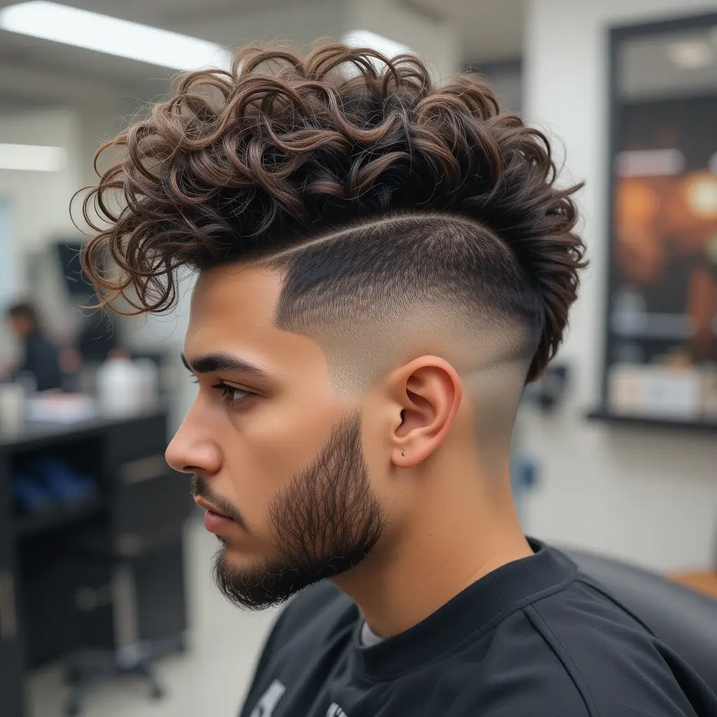 Curly Faux Hawk