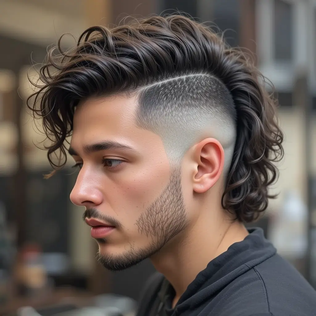 Curly Mullet