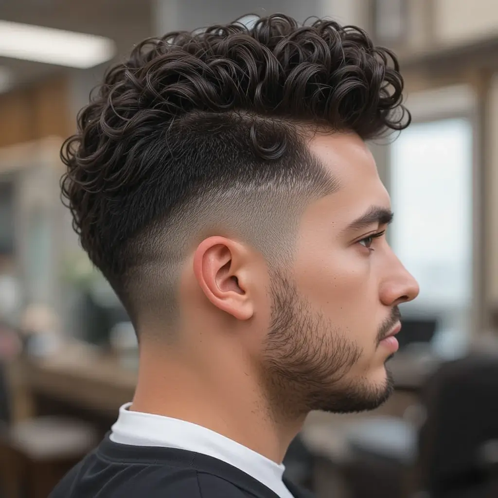Curly Pompadour