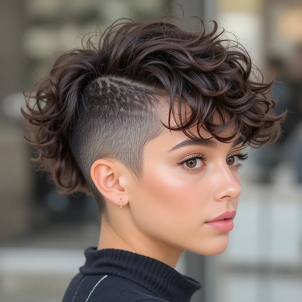 Curly Tapered Crop