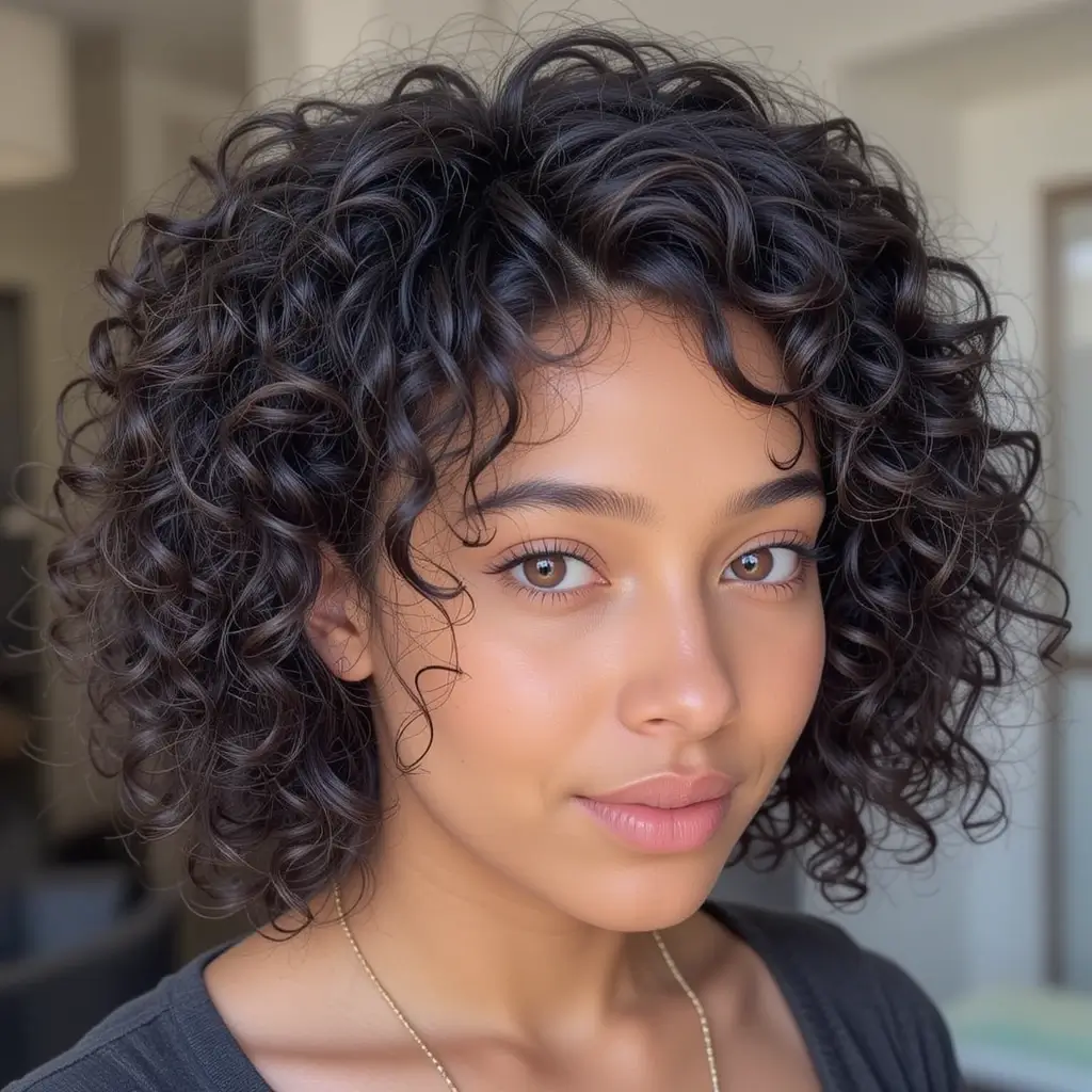 Curly Tapered Crop