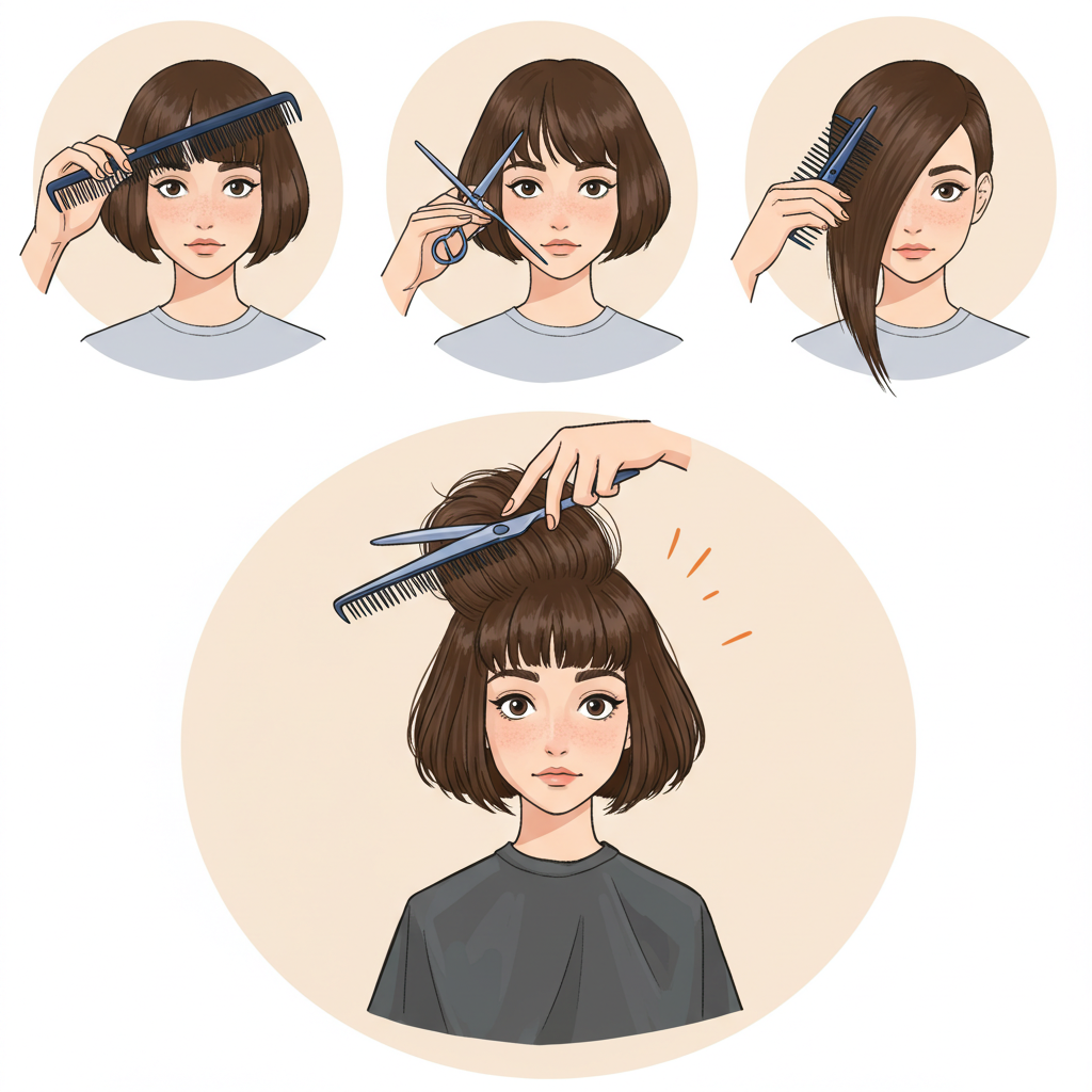 Cutting a Simple Bob or Lob