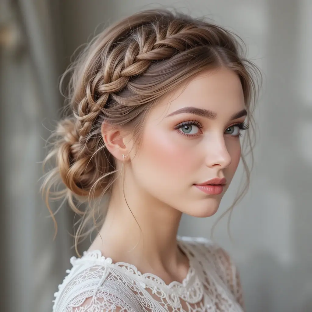 Dutch Braid Crown
