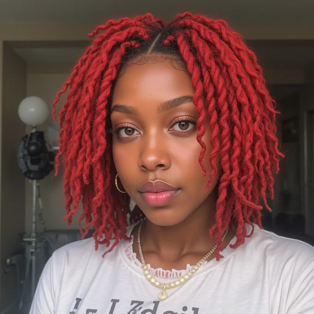 Dyed Short Locs