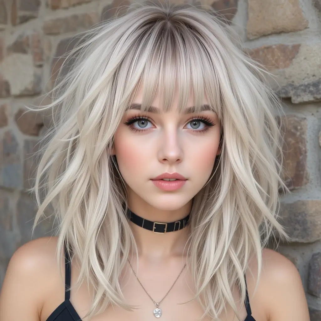 Edgy Long Shag with Undone Texture