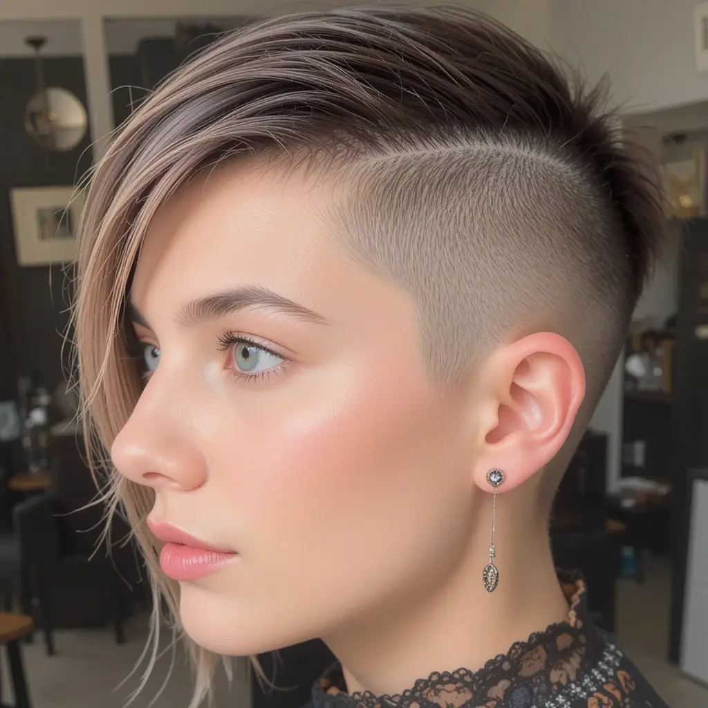 Edgy Undercut Pixie