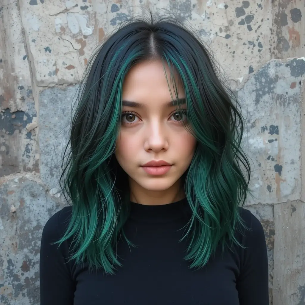 Emerald Green Peekaboo Panels
