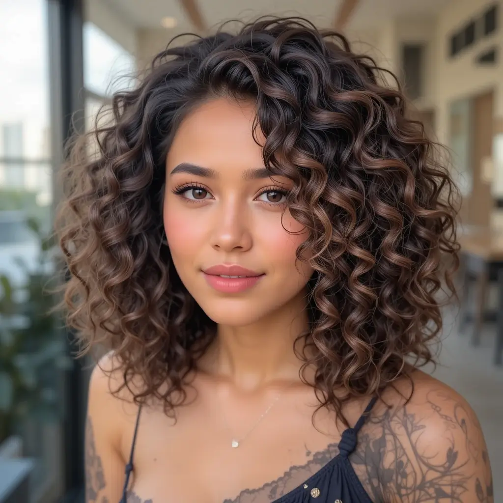 Espresso Base with Walnut Highlights