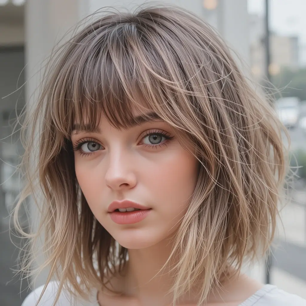 Feathered Bangs