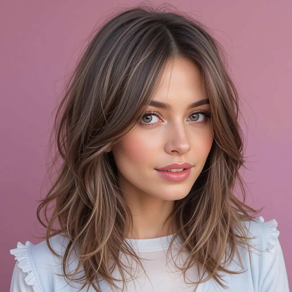  Feathered Front Layers