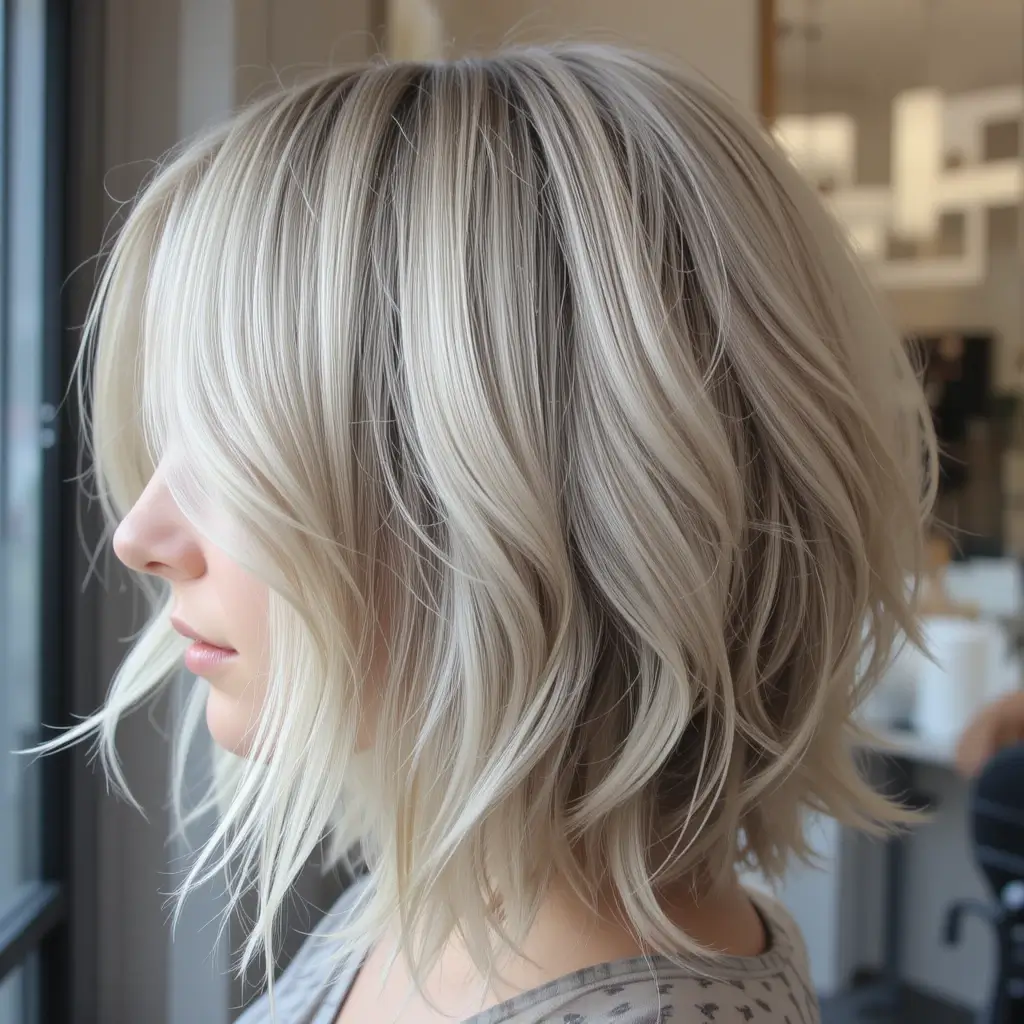 Feathered Layers for Fine Hair