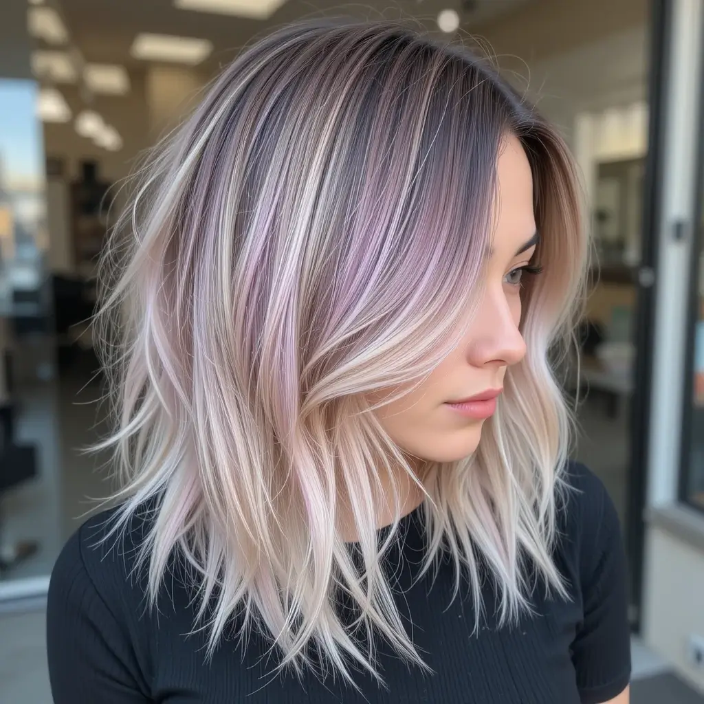 Feathered Layers with Side Bangs