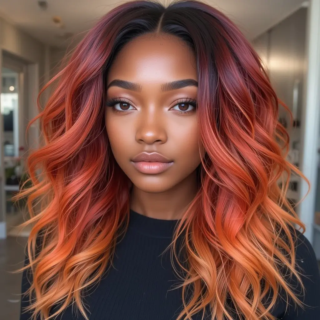 Fire Ombre for Dramatic Flair