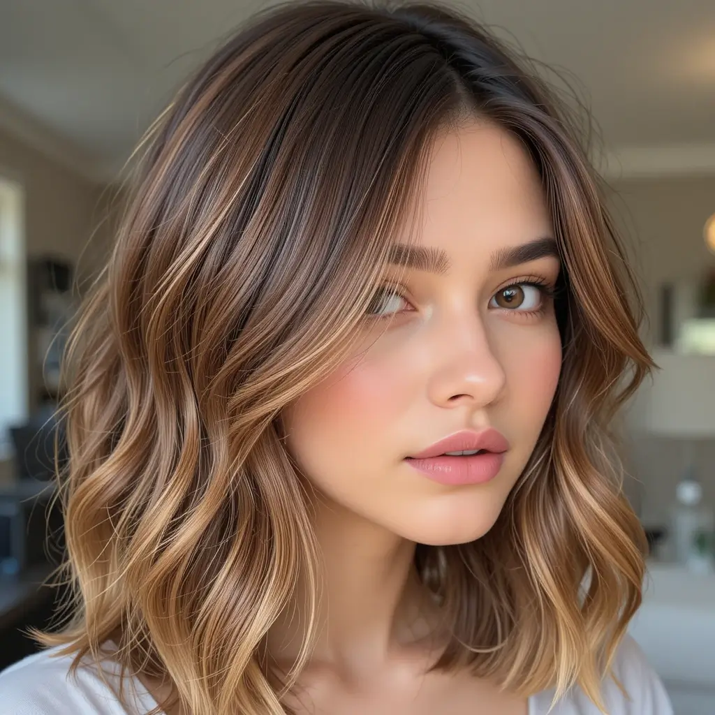 Golden Brunette Shine