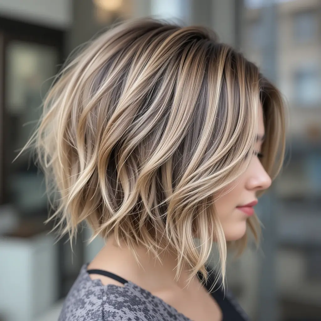 Graduated Choppy Bob