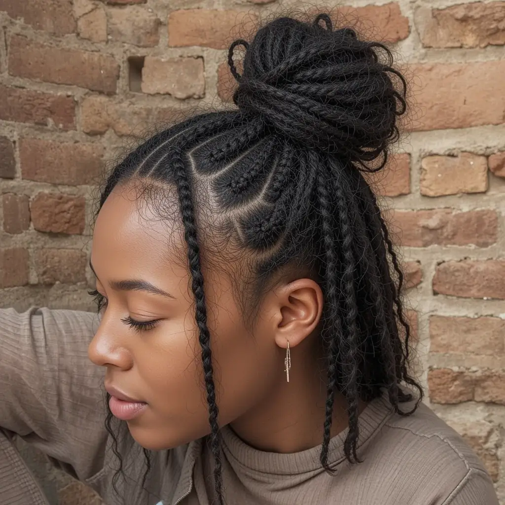 Half-Up Top Knot