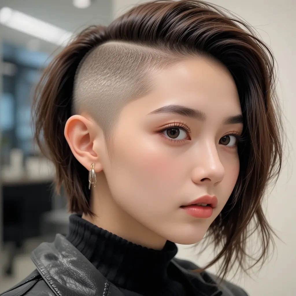 Home Haircut with Undercut