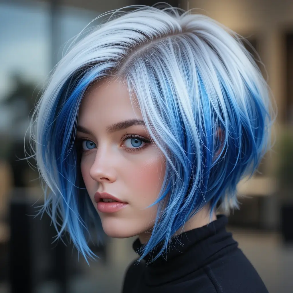 Indigo and Ice Blonde
