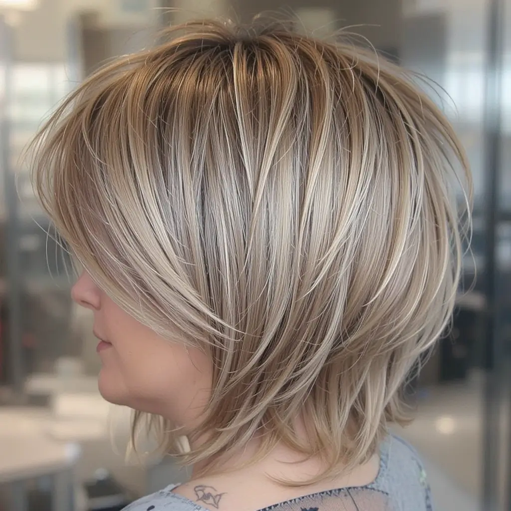 Inverted Bob with Layers