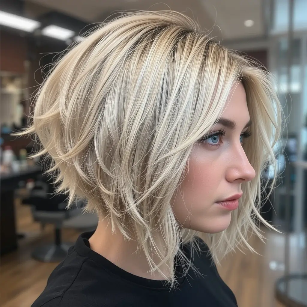 Inverted Choppy Bob