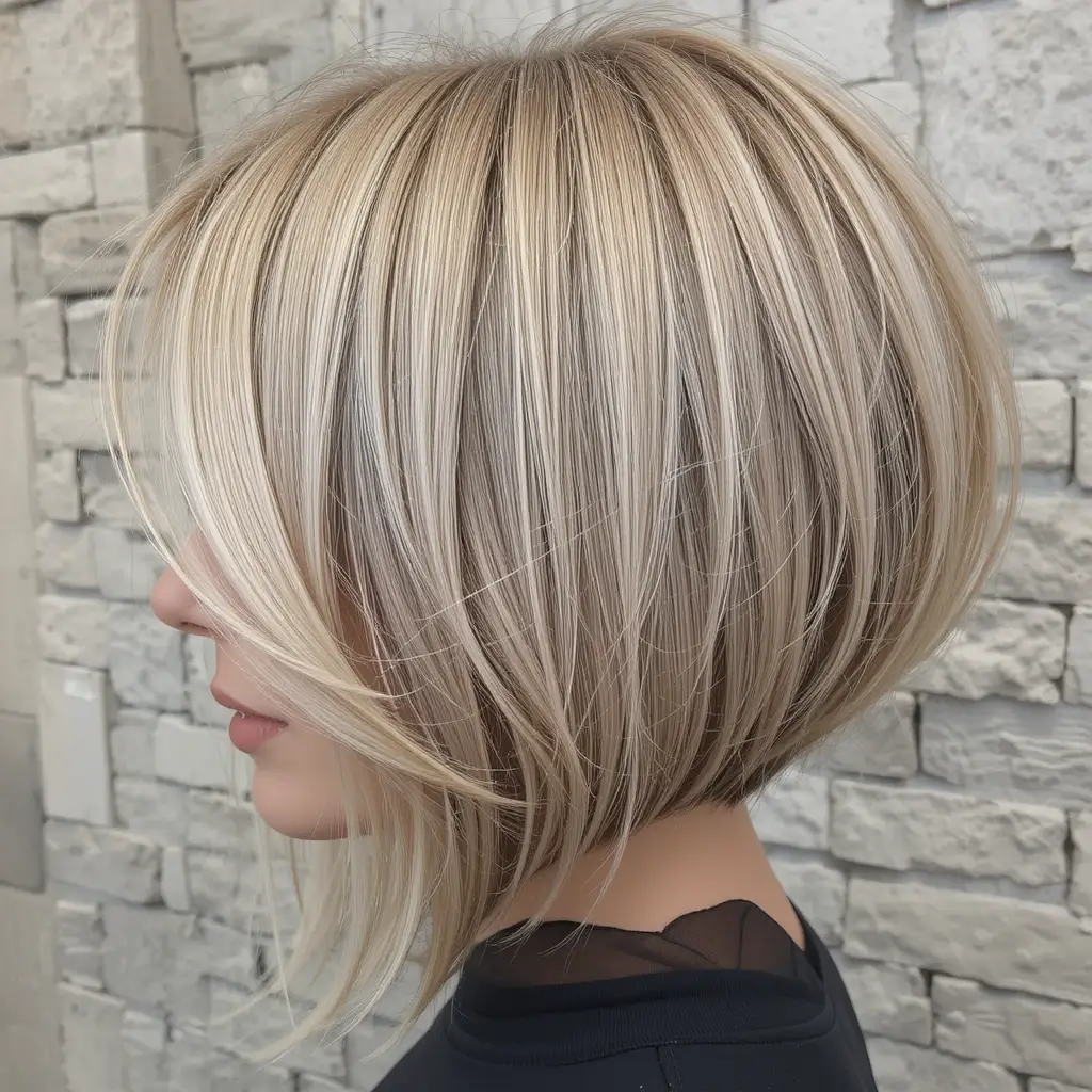 Inverted Undercut Bob