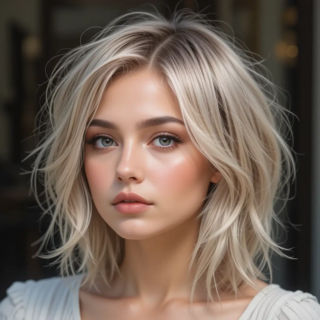 Kitty Cut with Subtle Highlights