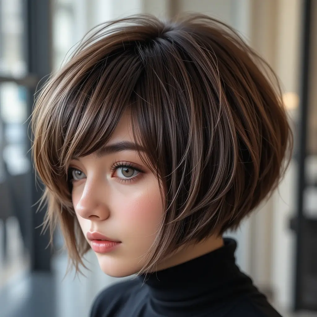 Layered Bowl Cut