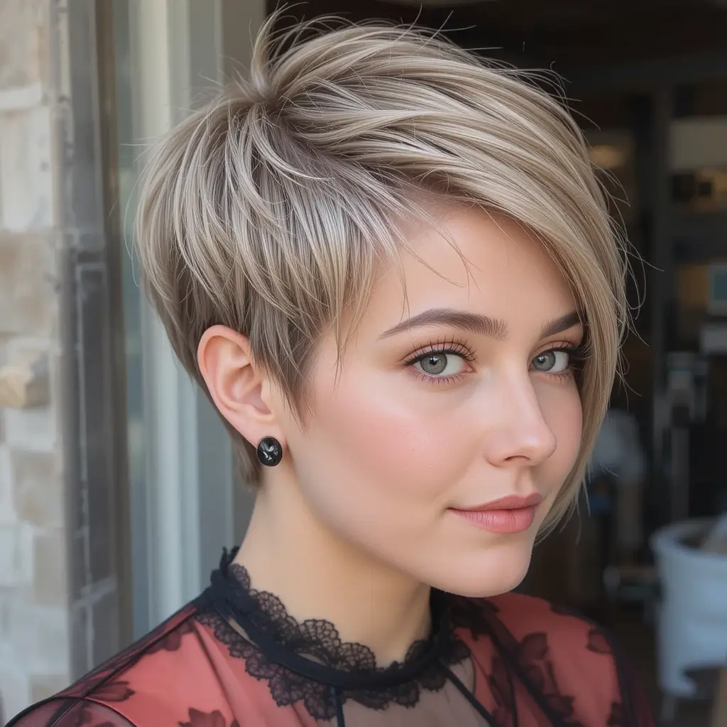 Layered Pixie Cut