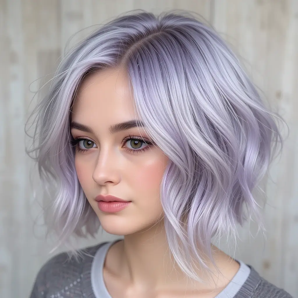 Lilac and Silver