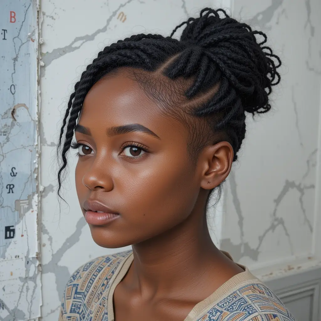 Loc Bantu Knots