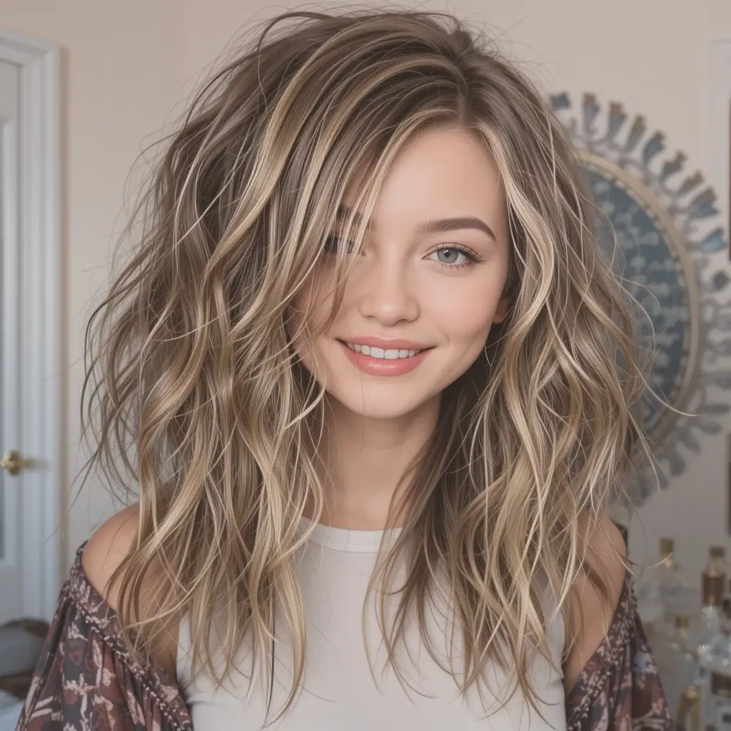  Long Kitty Cut with Feathered Ends