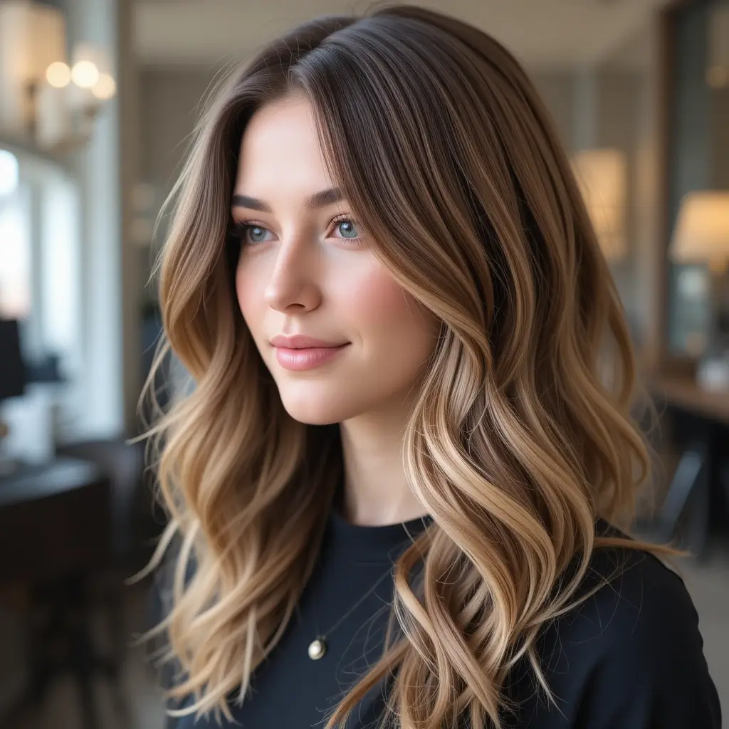 Long Layers with Face-Framing Pieces