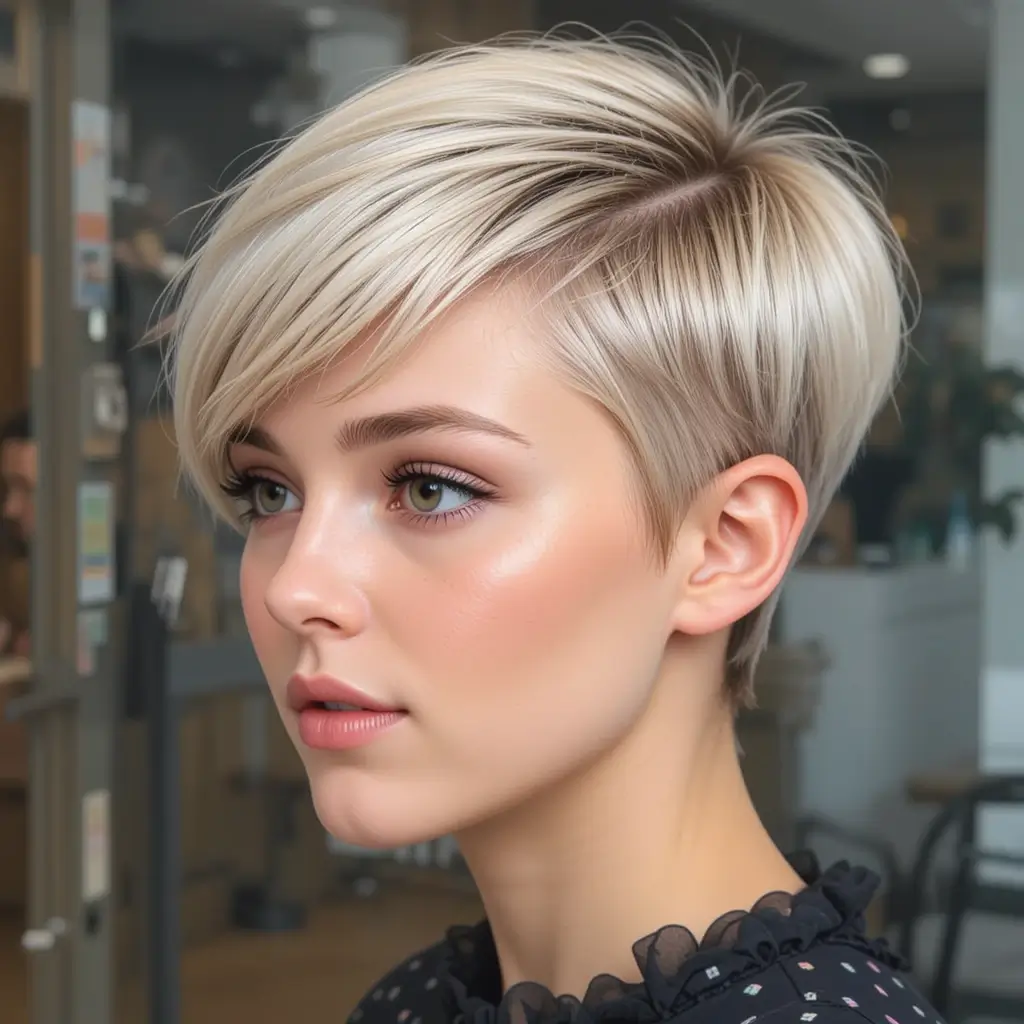 Long Pixie Bob with Tapered Nape