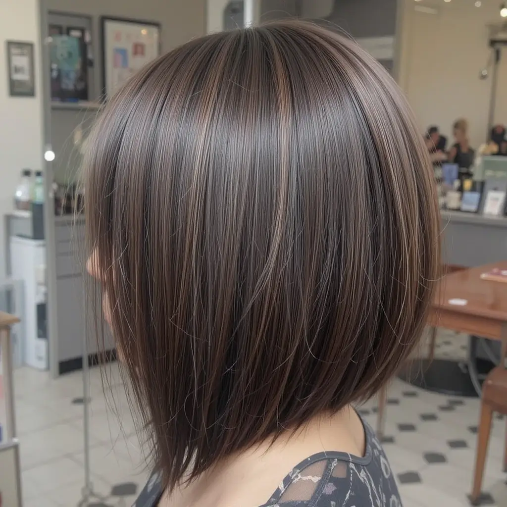 Long Undercut Bob