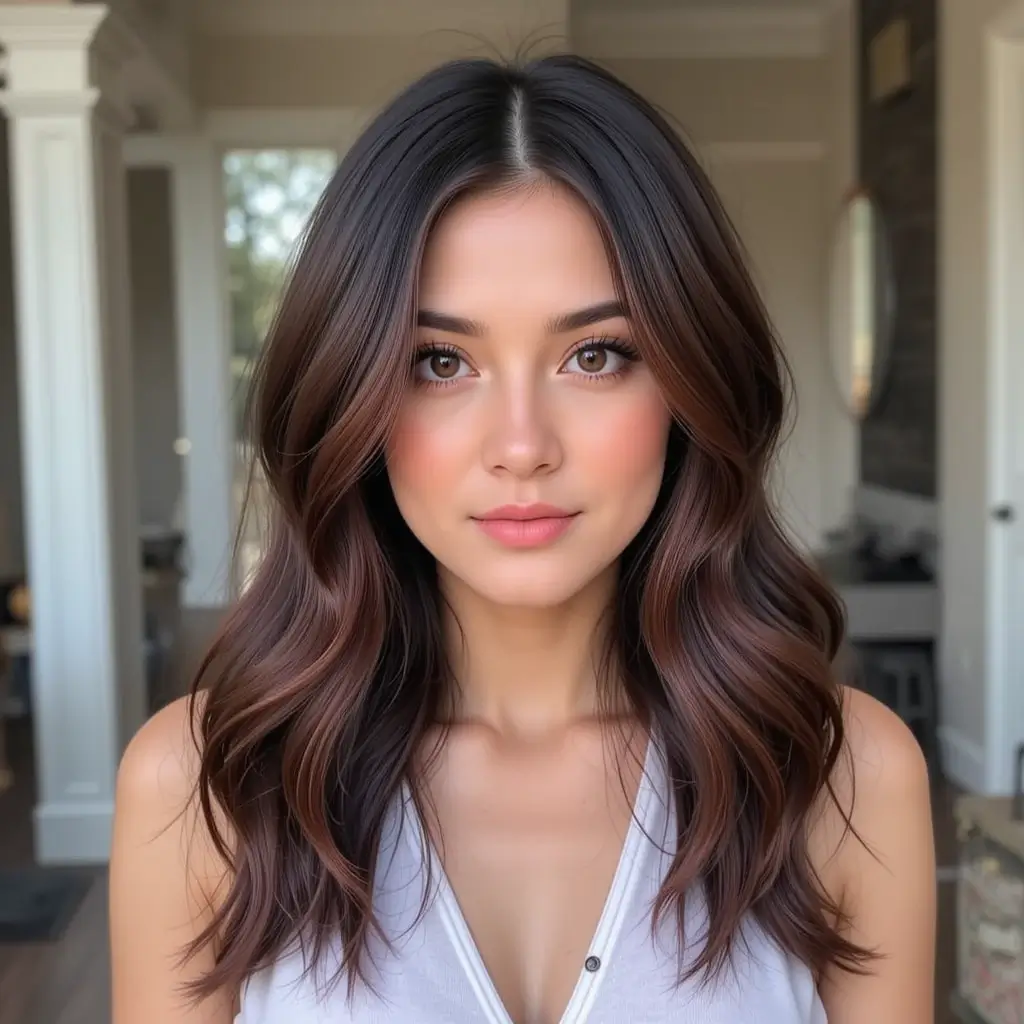 Mahogany and Dark Brown Fusion
