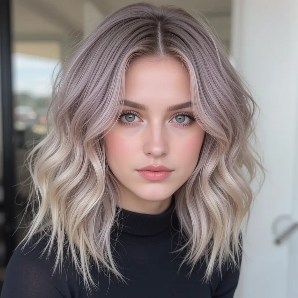 Mauve and Blonde