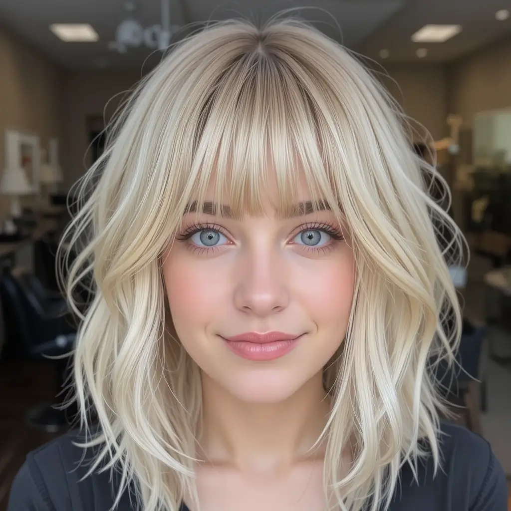 Medium Shag with Flippy Ends