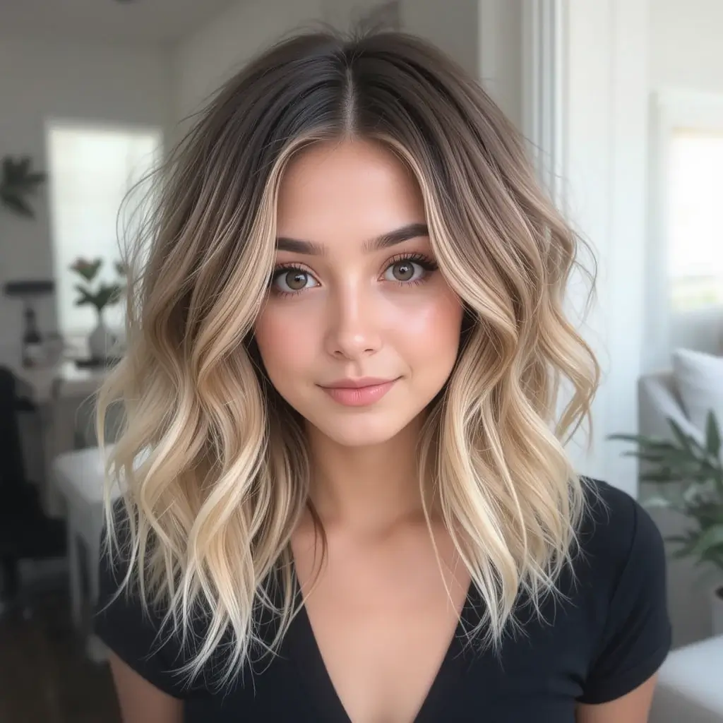 Medium Shag with Loose Waves