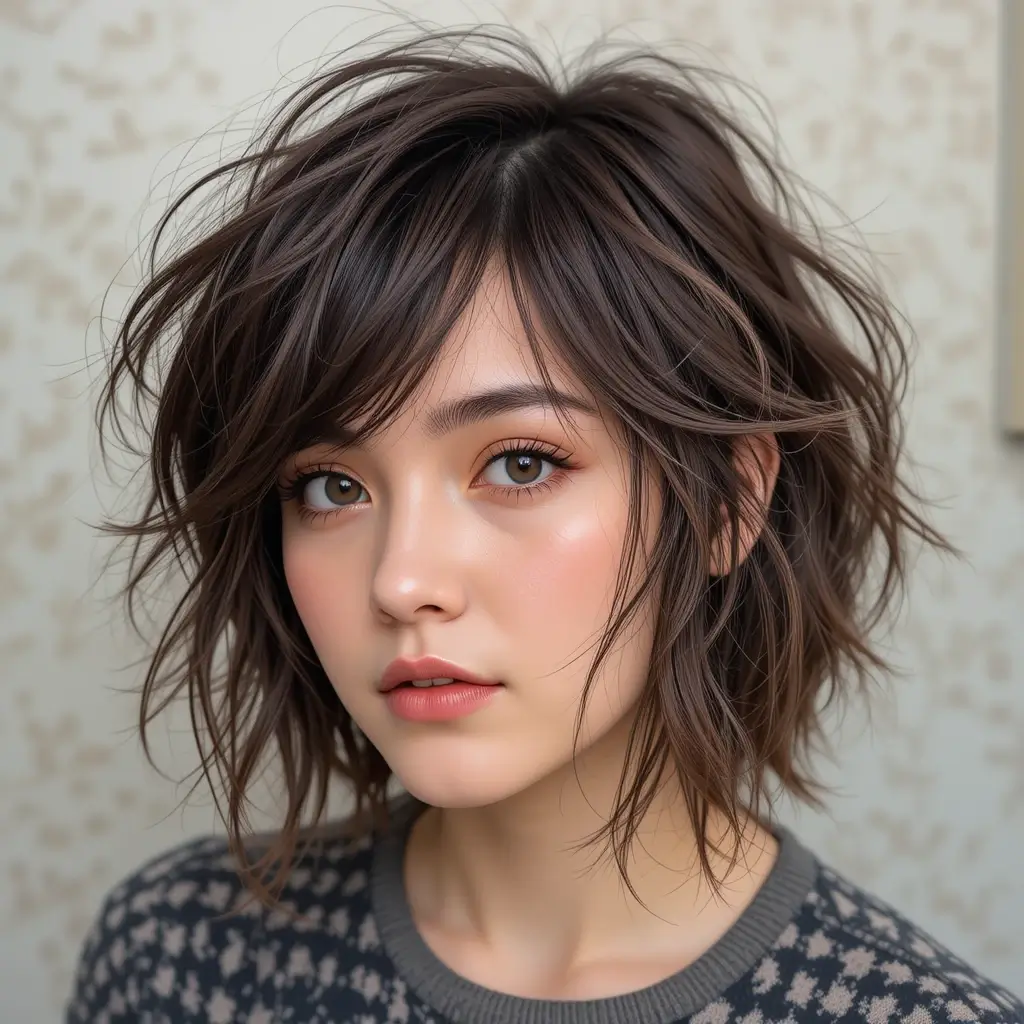 Messy Ear-Length Chop