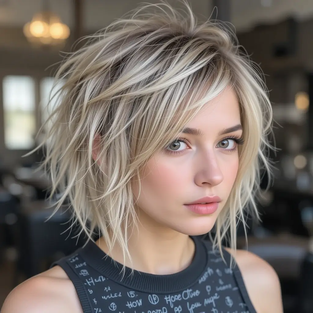 Messy Home Haircut
