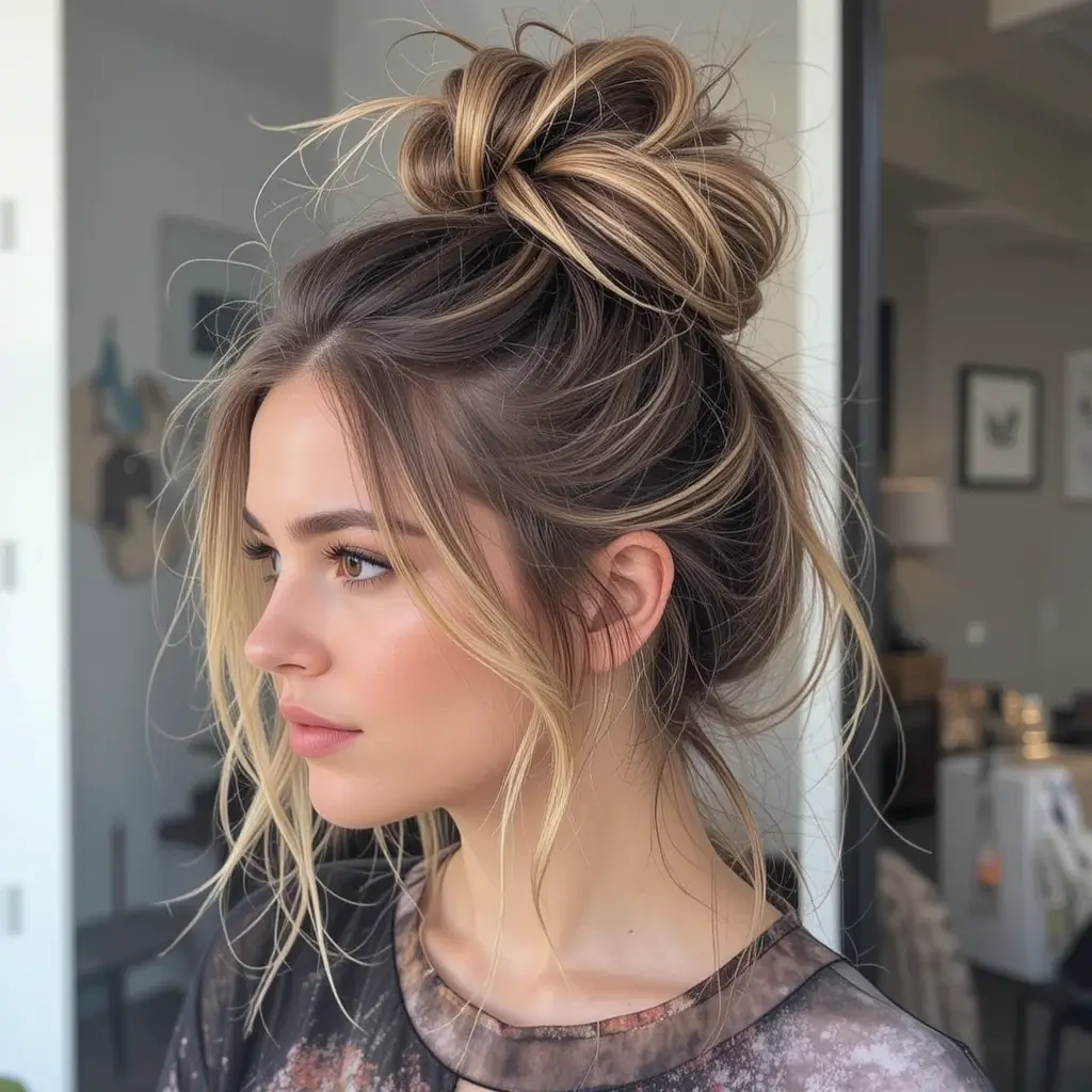 Messy Top Knot