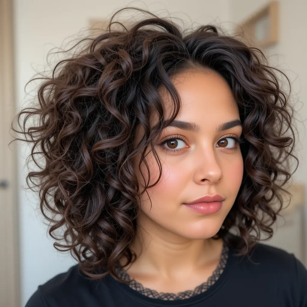 Messy Wolf Cut for Second Day Curls