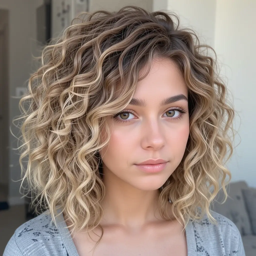 Mid-Length Curly Shag