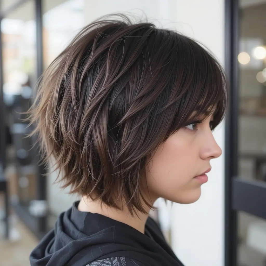 Minimalist Shag Cut