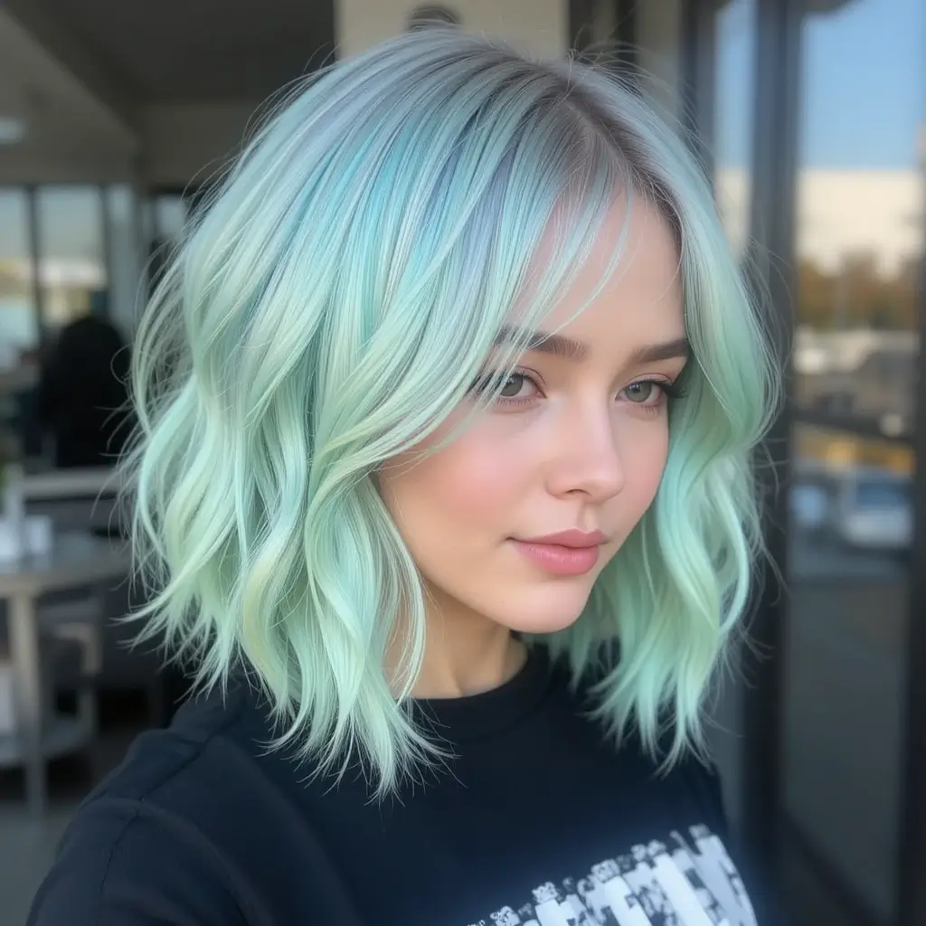 Mint Green Peekaboo for Spring Vibes