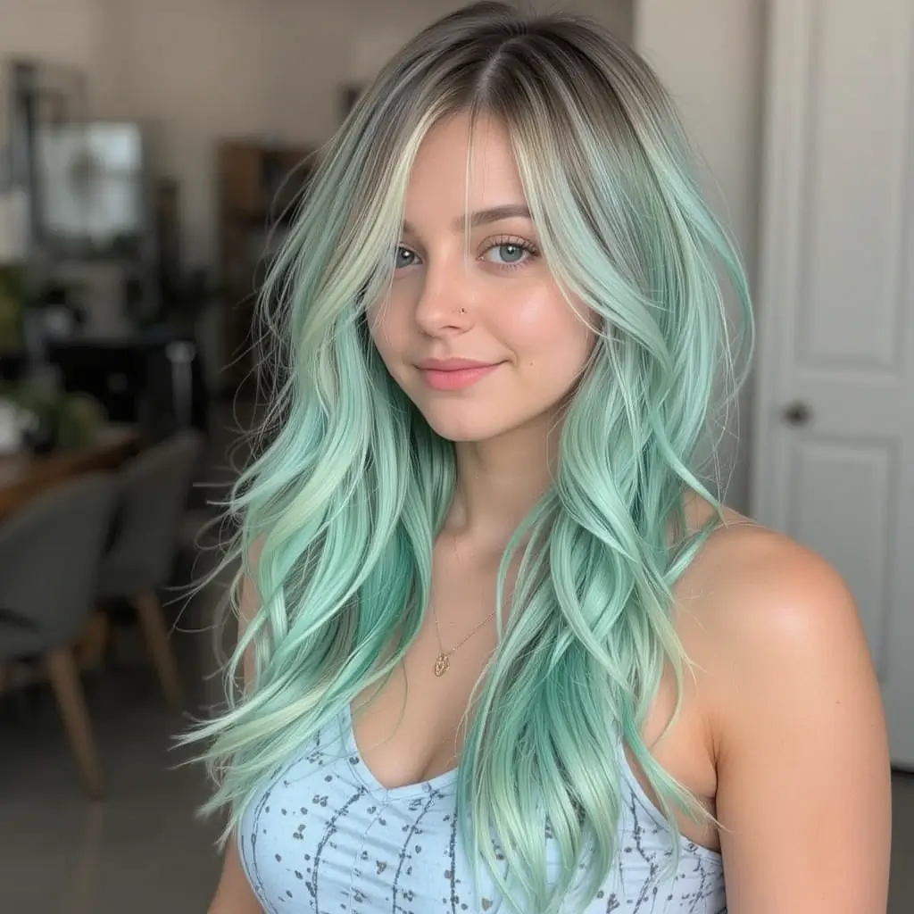 Mint Green Underlights