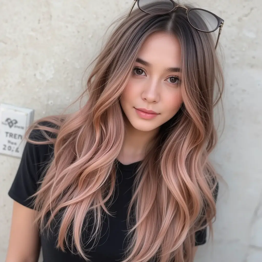 Mocha and Rose Gold Blend